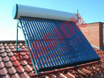 지붕 편평한 태양 온수기, 구리 관 세척을 위한 태양 온수기