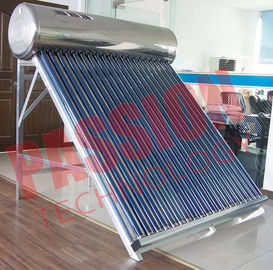 200L 수용량 진공관 태양 온수기 휴대용에 의하여 직류 전기를 통하는 강철 구조