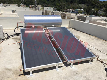 150L 스테인레스 스틸 일체형 플랫 플레이트 태양열 온수기 직접 연결 방식