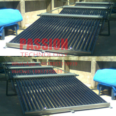 진공관 태양열 수집가 4000L 비 압력 호텔 태양열 온수 시스템
