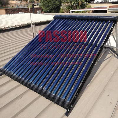20 관 히트 파이프 태양열 집열기 24x90mm 콘덴서 압력 태양열 온수기