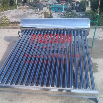 200L 진공관 태양열 온수기 스테인레스 강 저압 태양열 집열기