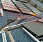 태양 에너지 옥상 태양 에너지 온수기 편평한 패널 태양열 수집기 빨강 구리